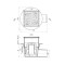 Трап горизонтальный выпуск 50 мм,с нерж.реш.10х10 см (WТА5602)