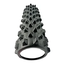 Масажний ролик EasyFit Grid Roller PRO 45 см Чорний