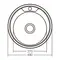 Кухонная мойка ZerixZ490-08-180D decor Кухонная мойка ZerixZ490-08-180D decor