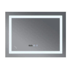 Зеркало MIXXUS WARM MR02-100x60 с LED Touch, Anti-fog, часы