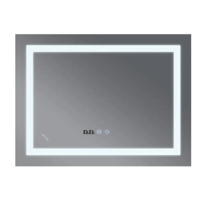 Зеркало MIXXUS WARM MR02-100x60 с LED Touch, Anti-fog, часы