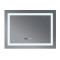 Зеркало MIXXUS WARM MR02-100x60 с LED Touch, Anti-fog, часы