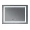 Зеркало MIXXUS WARM MR02-100x60 с LED Touch, Anti-fog, часы