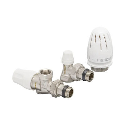 Комплект для подключения радиаторов с термоголовкой KOER SET-13 1/2"