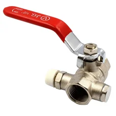 Кран кульовий з Маєвським Valve J.G. 1/2", триходовий, зимовий, незамерзаючий, внутрішнє різьблення латунь