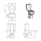 Унитаз-компакт Cersanit MITO GREY 011 Унитаз-компакт Cersanit MITO GREY 011