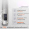 Полотенцесушитель электрический SANTAN Лестница Омега 530х800 нерж., Sensor, правосторонний