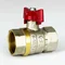 Кран кульовий 602 Valve JG 3/4'' внутрішній-внутрішній, червоний метелик