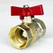 Кран кульовий 602 Valve JG 3/4'' внутрішній-внутрішній, червоний метелик