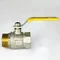 Кран кульовий для газ SANTAN 605, 1 1/4 " внутрішній-зовнішній, жовта ручка