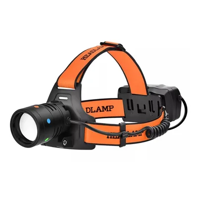 Налобный фонарь Bailong Police BL-T210-TG fluorescence (2x18650) с функцией powerbank