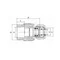 Муфта для коллектора Koer K0284.Pro - 20x16x2.0mm PPR с переходом на PEX (KP3159)