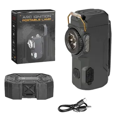 Ліхтар MULTIFUNCTIONAL D50-SMD black, Li-Ion акумулятор, індикація заряду, запальничка, ЗП Type-C, Box Ліхтар MULTIFUNCTIONAL D50-SMD black, Li-Ion акумулятор, індикація заряду, запальничка, ЗП Type-C, Box