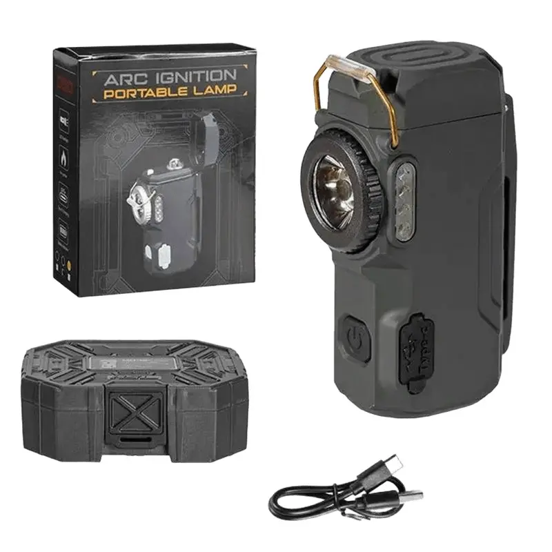 Ліхтар MULTIFUNCTIONAL D50-SMD black, Li-Ion акумулятор, індикація заряду, запальничка, ЗП Type-C, Box Ліхтар MULTIFUNCTIONAL D50-SMD black, Li-Ion акумулятор, індикація заряду, запальничка, ЗП Type-C, Box