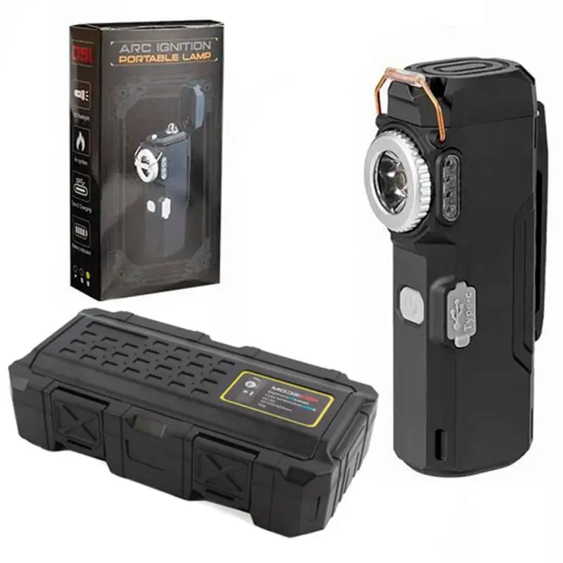 Ліхтар MULTIFUNCTIONAL D51-SMD green, Li-Ion акумулятор, індикація заряду, запальничка, ЗП Type-C, Box Ліхтар MULTIFUNCTIONAL D51-SMD green, Li-Ion акумулятор, індикація заряду, запальничка, ЗП Type-C, Box