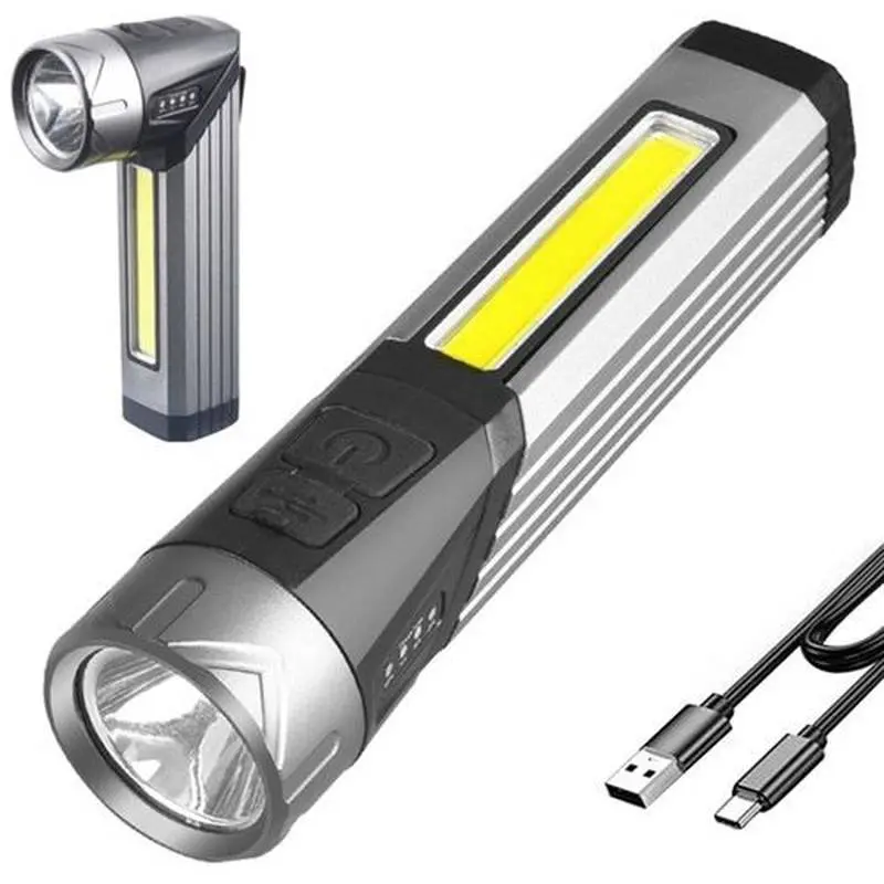 Ліхтар 508-OSL+COB (white+red), Li-Ion акумулятор, поворот на 90º, магніт, ЗУ Type-C, Box Ліхтар 508-OSL+COB (white+red), Li-Ion акумулятор, поворот на 90º, магніт, ЗУ Type-C, Box