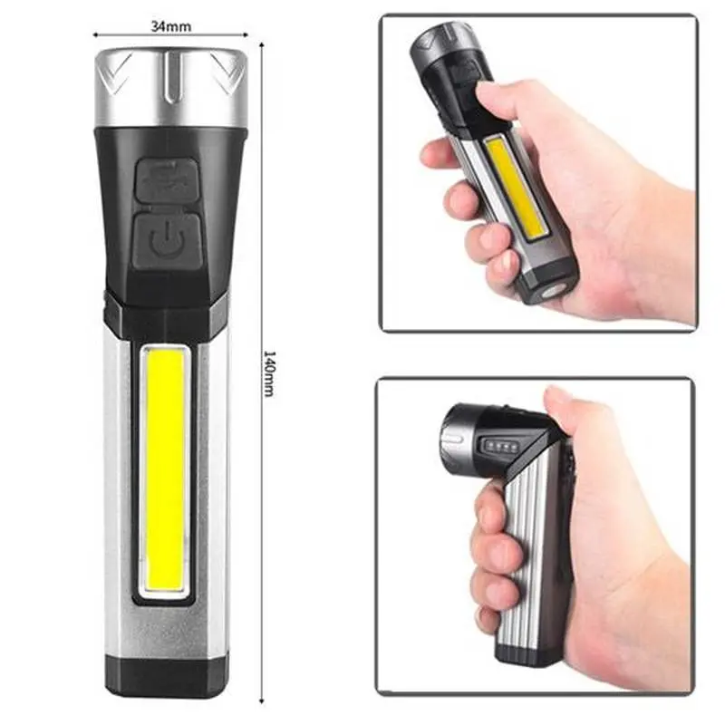 Ліхтар 508-OSL+COB (white+red), Li-Ion акумулятор, поворот на 90º, магніт, ЗУ Type-C, Box Ліхтар 508-OSL+COB (white+red), Li-Ion акумулятор, поворот на 90º, магніт, ЗУ Type-C, Box