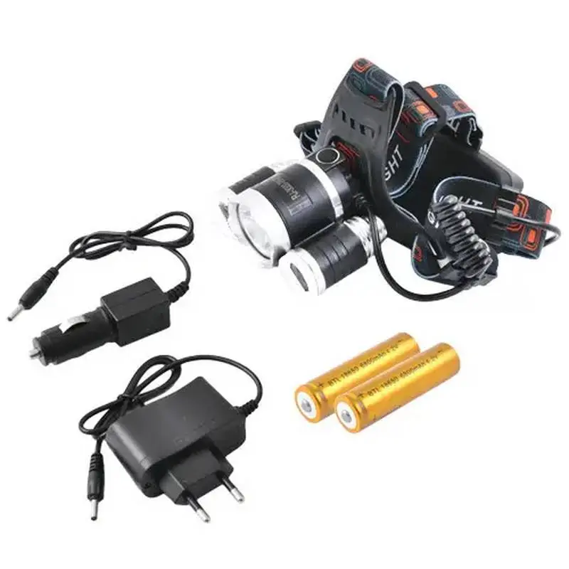 Ліхтар налобний Police 3000-T6+2XPE, 2x18650, signal light, ЗУ 220V/12V, Box Ліхтар налобний Police 3000-T6+2XPE, 2x18650, signal light, ЗУ 220V/12V, Box