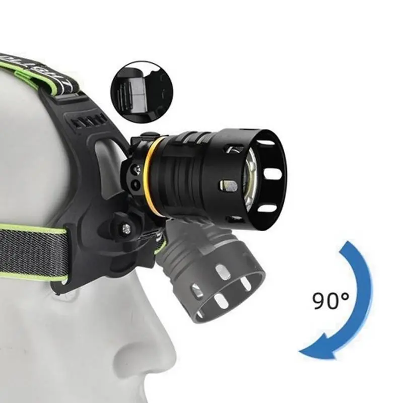 Фонарь налобный BL-A14-3-P90, power bank, 3x18650, zoom, ЗУ Type-C, Box Фонарь налобный BL-A14-3-P90, power bank, 3x18650, zoom, ЗУ Type-C, Box