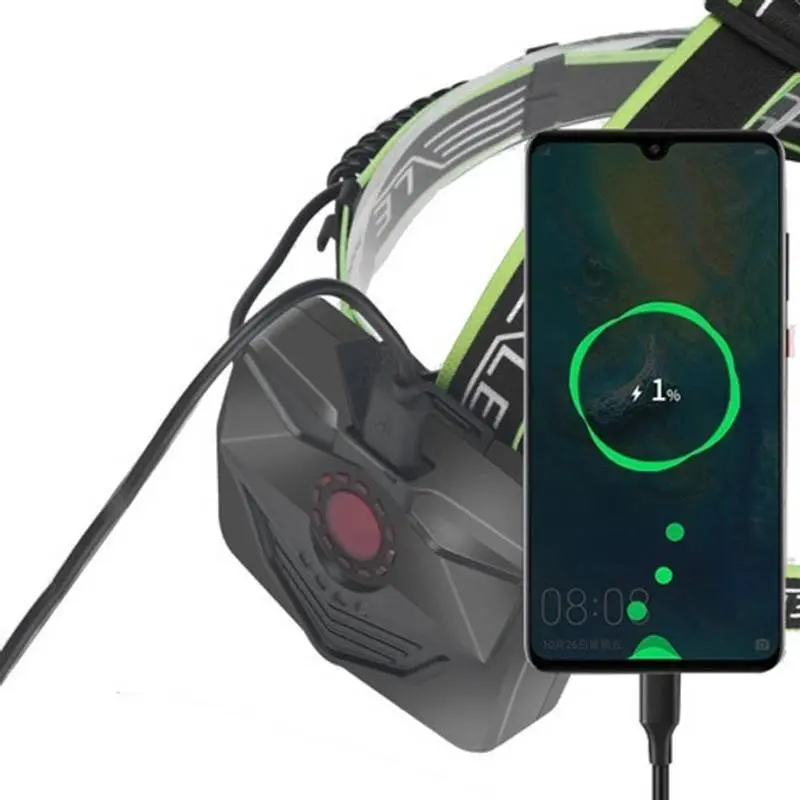 Фонарь налобный BL-A14-3-P90, power bank, 3x18650, zoom, ЗУ Type-C, Box Фонарь налобный BL-A14-3-P90, power bank, 3x18650, zoom, ЗУ Type-C, Box