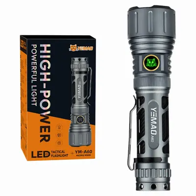 Тактический фонарь YEMAO YM-А60, 1200LM, аккумулятор 18650 (3200 mAh)