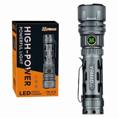 Тактический фонарь YEMAO YM-А70, 1500LM, аккумулятор 21700 (5000 mAh)
