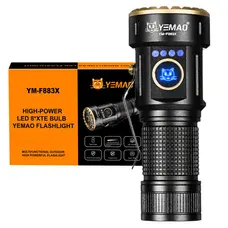 Тактичний ліхтар YEMAO YM-F883X, 3000LM, акумулятори 18650 + 18350 (3200 + 1500 mAh)
