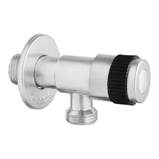 Кран приладовий кутовий Kroner (KRP) Edelstahl Klassisch - ESG100 1/2''х1/2''