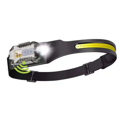 Ліхтар налобний T-018-LM+COB, Motion Sensor, Li-Ion акумулятор, ЗП Type-C, магніт, Box