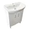 Тумба Arteco 60 белая с умывальником Arteco 60