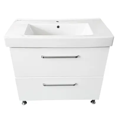 Шкаф комодный 90/2 с умывальником Принц 90