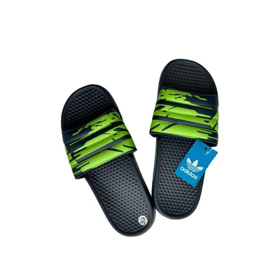 Шлепки для пляжа Adidas 38-41 р фиолето-салатные 