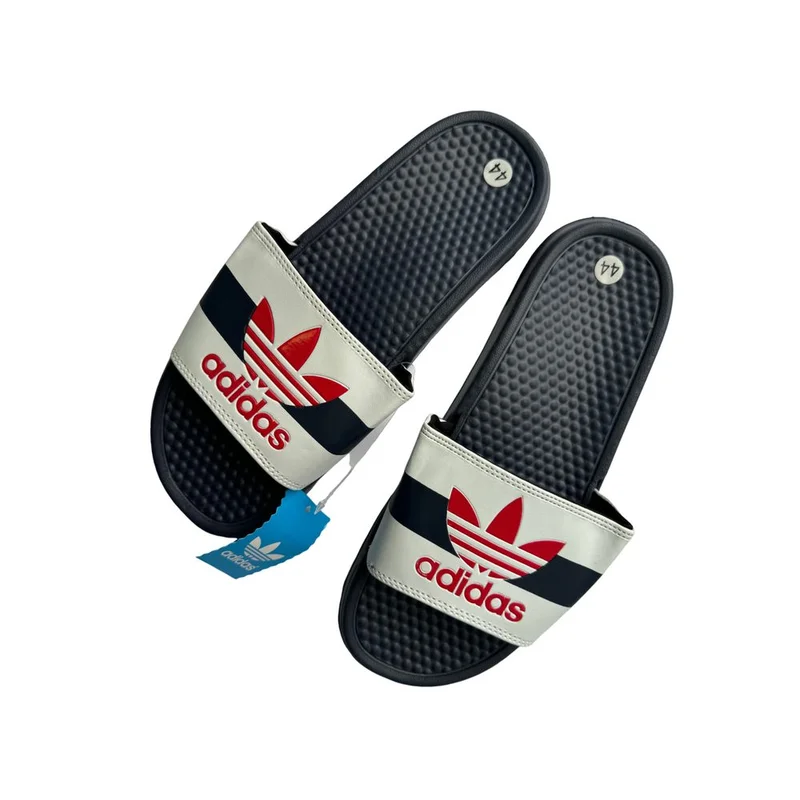 Шлепки для пляжа Adidas 40-44 р сине-красно-белые