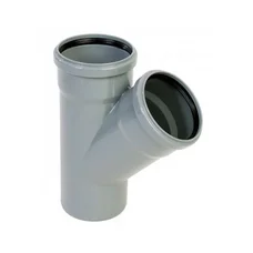 Тройник Uniplast 45° 50х50 мм