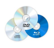 Диски CD, DVD, Blue-ray