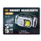 Ліхтар налобний HX-T60, 5SMD+CO, білий, червоний, вологозахист, магніт, АКБ 1x18650, ЗП Type-C