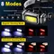 Налобний ліхтар HX-T80S-COB (White+Red), Motion Sensor, Water