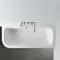 Ванна пристенная R1 CORIAN White с донный клапан up-down, сифоном; 180x90x55 см