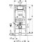 111.300.00.5 Duofix Інсталяція д/підв. унітазу (12см)