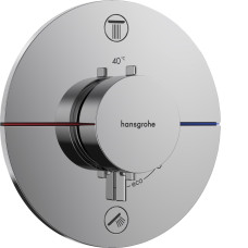 15554000 HG ShowerSelect Comfort S Зовнішня частина термостата на 2 споживачі, хром