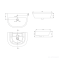 8100020 TOPIC Раковина 60х45