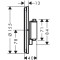 15554000 HG ShowerSelect Comfort S Зовнішня частина термостата на 2 споживачі, хром