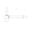 53012100 Сифон д/раковини, хром