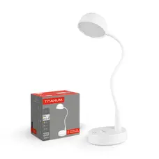 Настольная LED-лампа с аккумулятором TITANUM TLTF-012W 7W 3000-6000K