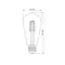 LED лампа TITANUM Filament ST64 6W E27 2200K бронза