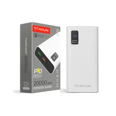 Павербанк TITANUM 727S 20000mAh 22.5W White