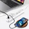 Сетевой удлинитель VIDEX ONCORD с 4 розетками и кабелем 3 м (3x1.5 мм), ток 3.4 А, USB (QC3.0) + USB-C (PD20W) с кнопкой, белый