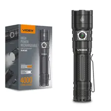 Портативный светодиодный фонарик VIDEX VLF-A406 4000лм 6500K