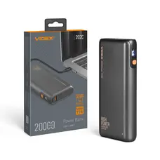 Пауэрбанк 20000 мАч VIDEX VPB-202C 75W PD70W серый