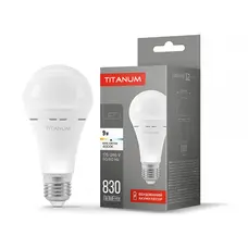 Аккумуляторная LED-лампа TITANUM A68 9W E27 4000K 220V